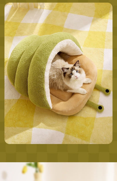 Cama Térmica Semicerrada para Gatos - Nido Acogedor tipo Caracol - Image 15