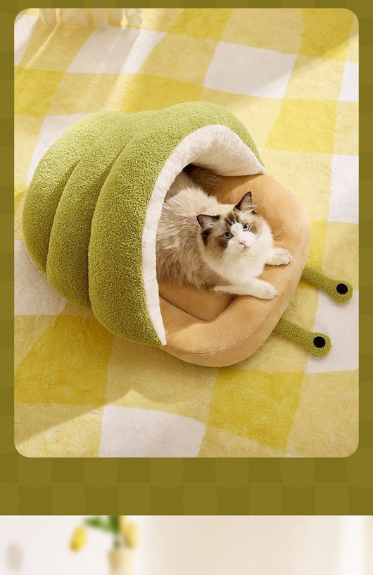 Cama Térmica Semicerrada para Gatos - Nido Acogedor tipo Caracol - Image 15