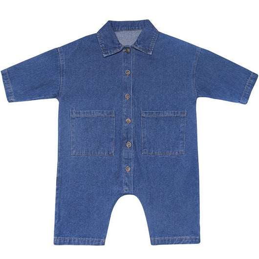 Mono Denim para Bebé - Jumpsuit Clásico y Versátil - Image 5