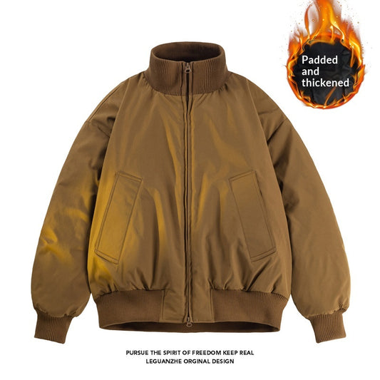 Chaqueta de Algodón con Corte Cropped para Hombre