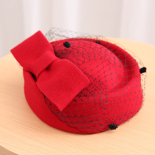 Gorro de Lana con Tejido de Encaje Calado - Image 9