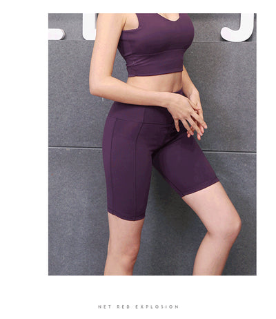 Shorts de Yoga Cintura Alta Moldeadores de Cadera - Image 3