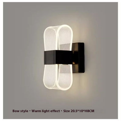 Lámpara de Pared Acrílica Minimalista para Mesita de Noche - Image 8