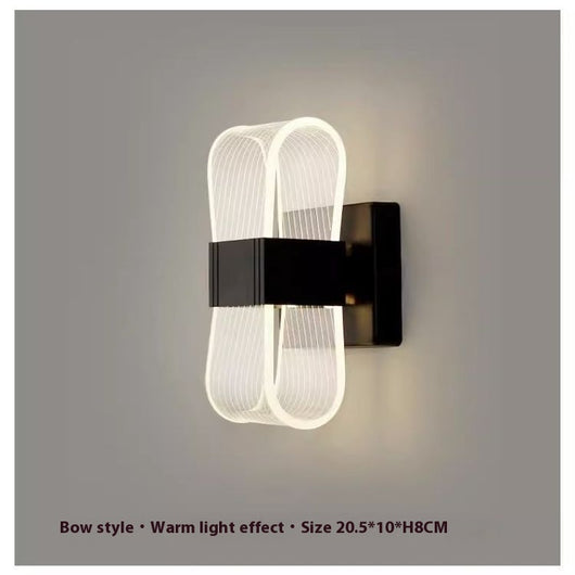 Lámpara de Pared Acrílica Minimalista para Mesita de Noche - Image 8