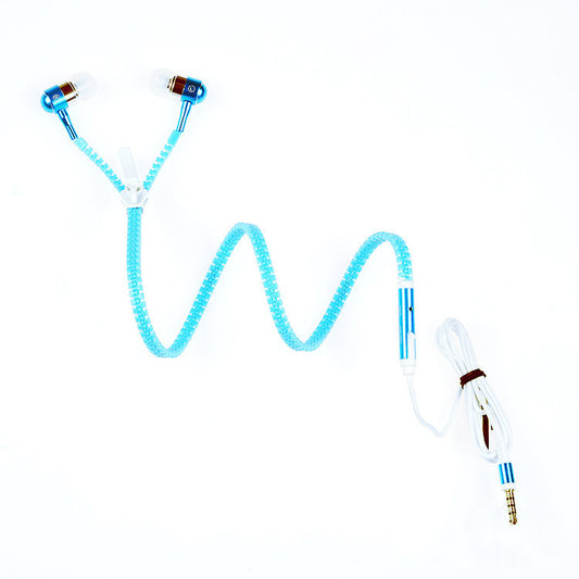 Auriculares Metálicos con Micrófono y Luz Fluorescente - Image 2