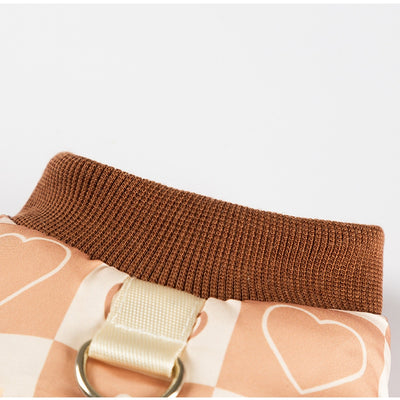 Abrigo Acolchado para Gatos y Perros - Chaleco Térmico Retro con Diseño Estampado - Image 3