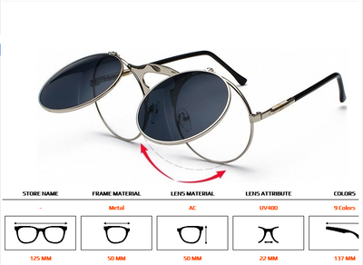 Gafas de Sol Redondas Personalizadas para Hombre - Image 11
