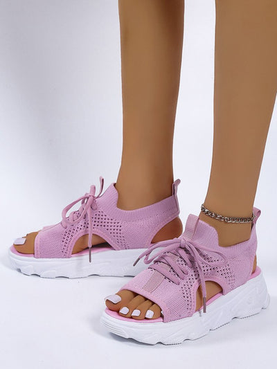 Sandalias Deportivas Mujer Plataforma Gruesa Malla Transpirable Comodidad Total - Image 7