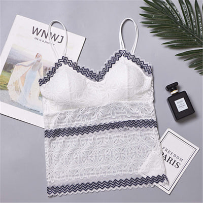 Blusa Larga con Encaje Doble Tono - Protección Total sin Exposición
