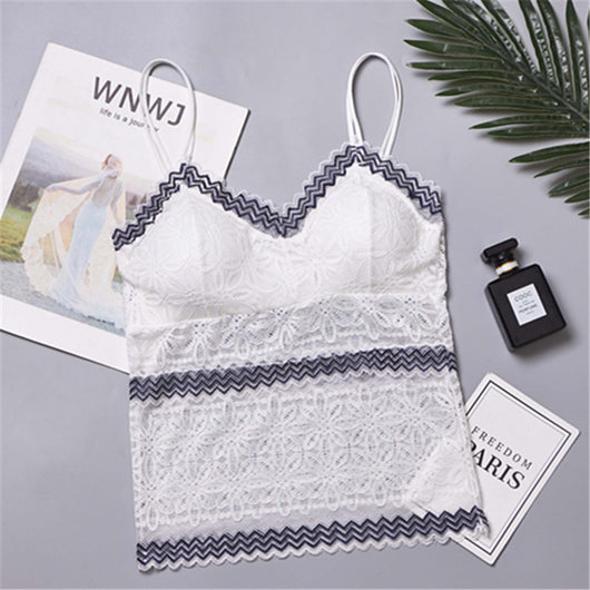 Blusa Larga con Encaje Doble Tono - Protección Total sin Exposición