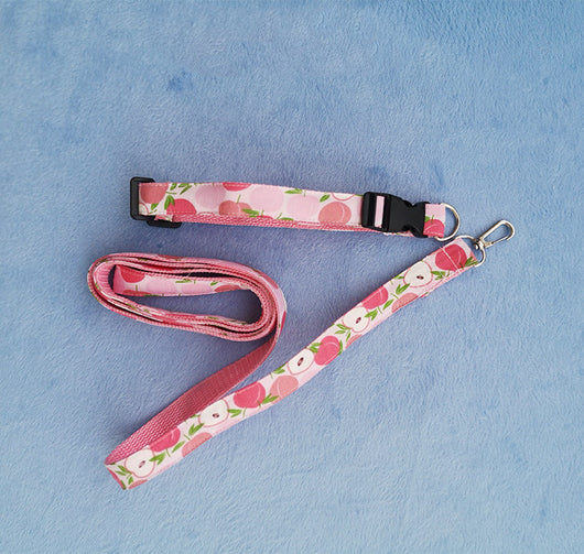 Falda de Algodón para Perro Azul y Blanco con Correa de Mano - Image 3