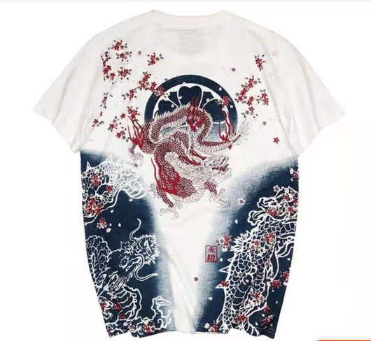 Playera Bordada para Parejas Estilo Coreano con Diseño Tatuaje - Image 3