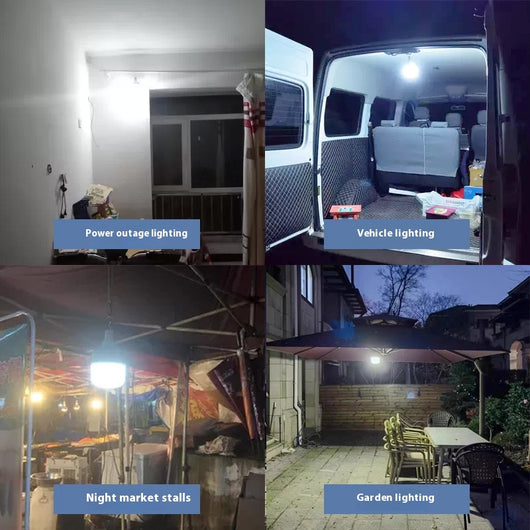 Lámpara LED Recargable para Campamento y Mercado Nocturno - Image 5