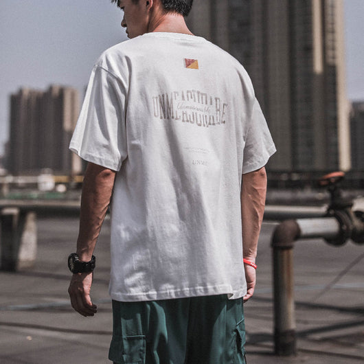 Playera Retro Estilo Hong Kong 100% Algodón Manga Corta para Hombre - Image 5