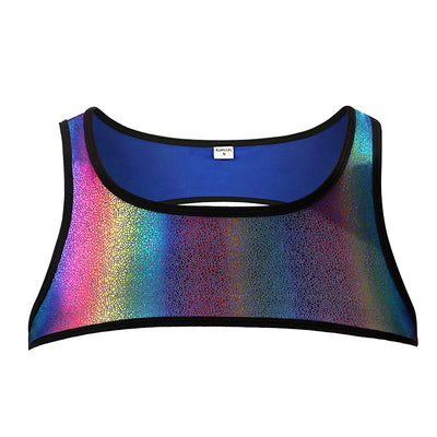 Conjunto Deportivo Arcoíris para Hombre - Musculosa y Short Ajustado - Image 10