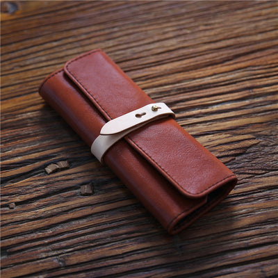 Estuche Enrollable para Lápices en Cuero Genuino - Piel de Res Premium - Image 2