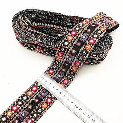 Cinta de Encaje Bordado Lente Estilo Étnico para Accesorios DIY - Image 10