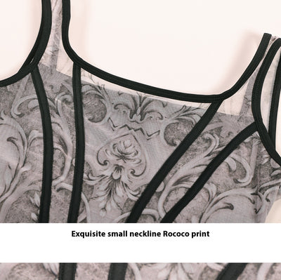 Ropa de Danza Ballet con Estampado Floral - Examen de Gimnasia y Arte - Image 15