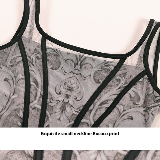 Ropa de Danza Ballet con Estampado Floral - Examen de Gimnasia y Arte - Image 15