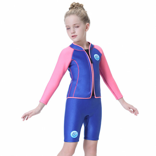 Traje de Buceo Infantil de Dos Piezas con Manga Larga - Image 27