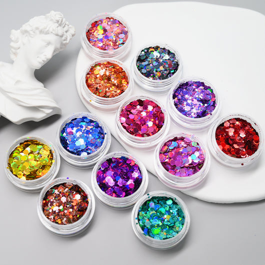 Set de 24 Esmaltes de Uñas con Brillo Glitter Deslumbrante - Image 10