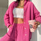 Conjunto Casual Polo Manga Larga y Pantalón Harem - Estilo Europeo Moderno