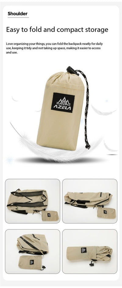 Mochila de Senderismo Ligera AZELA, Blanca para Viajes al Aire Libre con Múltiples Bolsillos y Correas Transpirables - Image 15