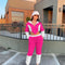 Chaqueta Teddy Fleece con Cierre y Bloques de Color - Set de Moda Irregular