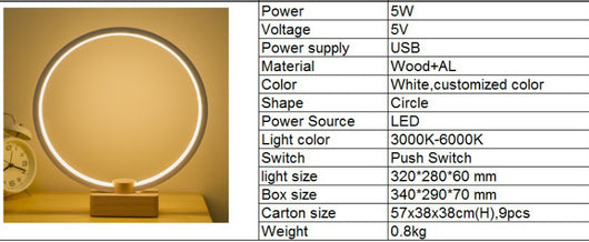 Lámpara Nocturna LED de Madera Maciza Inteligente - Image 13