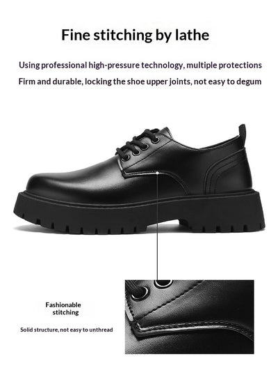 Zapatos de Cuero Negro Impermeables para Hombre Ejecutivo - Image 17