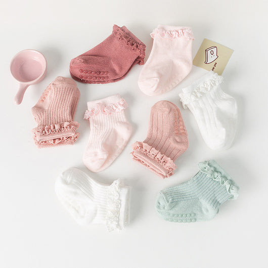 Calcetines de Algodón Antideslizantes para Niños - Otoño e Invierno - Image 22
