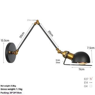 Lámpara LED de Pared Articulada para Estudio y Dormitorio - Image 41