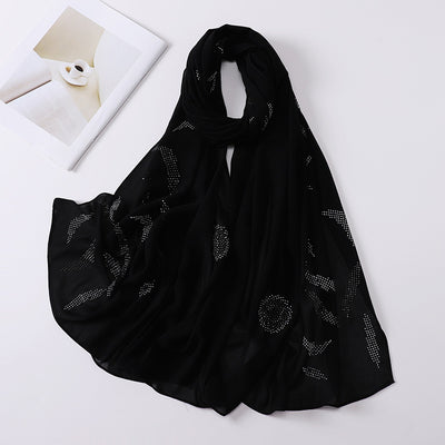 Pañuelo Elegante con Strass Cerrado para Mujer - Accesorio de Moda Versátil - Image 46
