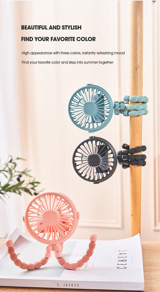 Ventilador Portátil USB para Cochecito Infantil con Carga Recargable - Image 13