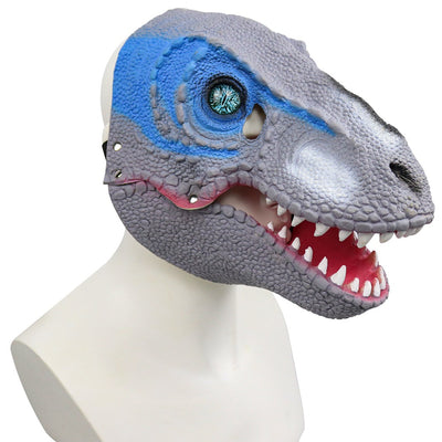 Máscara Capucha Velocirráptor Animatrónica con Boca Móvil - Image 6