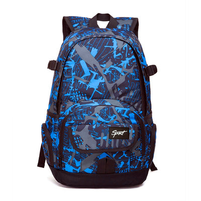 Mochila de Nylon Clásica de Gran Capacidad para Viajes y Escuela - Image 8