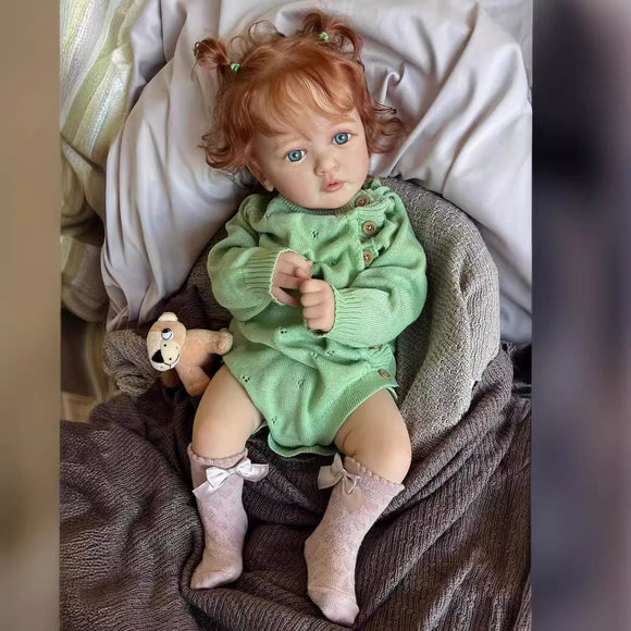 Muñeca Reborn Realista de 60cm con Detalles Auténticos