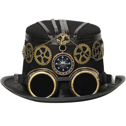 Gafas Steampunk Brújula Pirata con Denim - Image 2