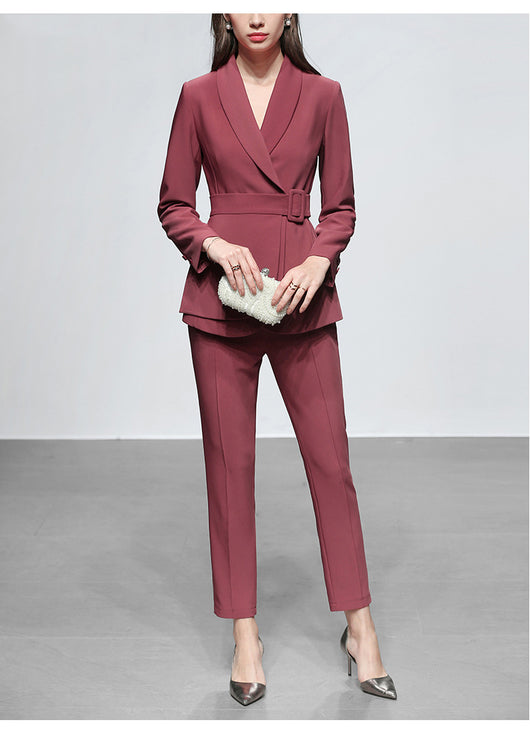 Conjunto de Blazer y Pantalón Casual para Mujer - Image 7