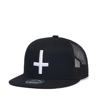 Gorra Hip Hop Mesh con Bordado Cross - Estilo Street Wild - Image 10
