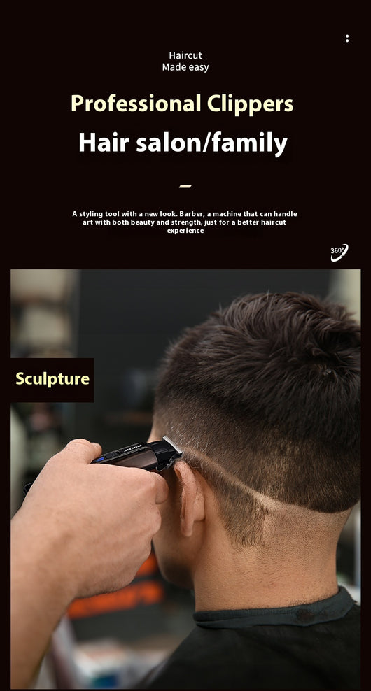 Cortadora de Cabello Eléctrica Profesional Retro con Grabado de Precisión - Image 19