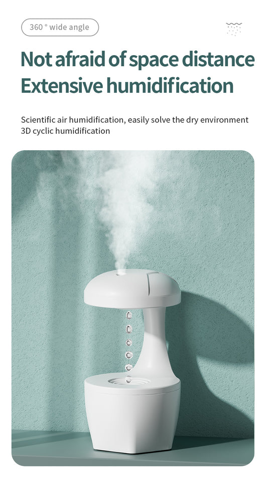 Humidificador Ultrasónico Portátil 800ml con Tecnología Anti-Gravedad y Aromaterapia USB - Image 12