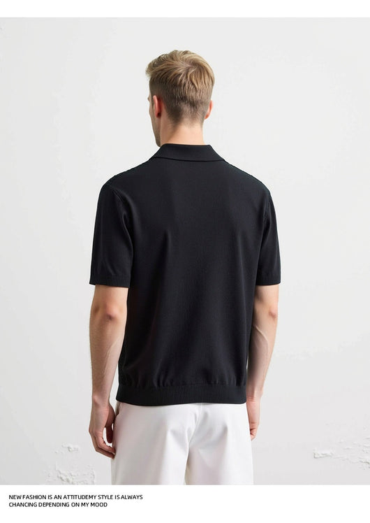 Polo Slim Fit con Textura Twist - Diseño Minimalista y Versátil - Image 12