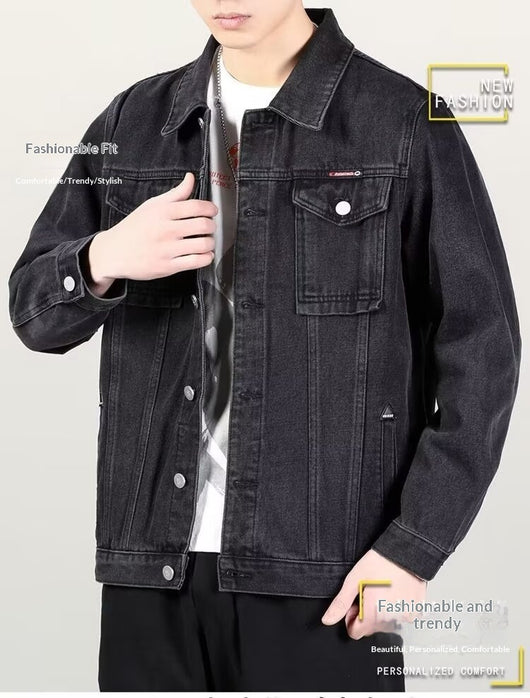 Chaqueta Denim Vintage Desgastada para Hombre - Image 14
