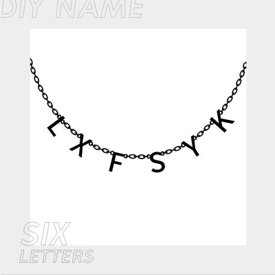 Collar Personalizado con Nombre en Letras del Alfabeto DIY - Image 10