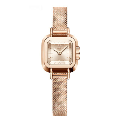 Reloj de Malla Cuarzo Diseño Minimalista con Números Romanos Resistente al Agua - Image 3