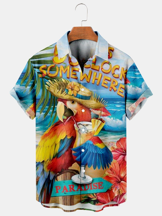 Playera Estampada 3D Digital para Hombre Talla Grande - Image 2
