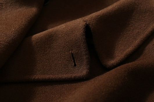 Abrigo de Lana Reversible con Botones de Cuerno - Image 9