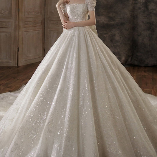 Vestido de Novia Retro Mori Fairy - Estilo Onírico y Romántico