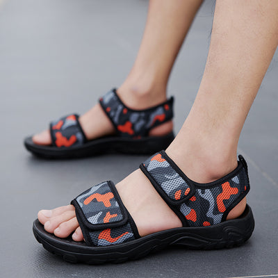 Sandalias Casuales de Verano para Hombre con Cierre de Velcro - Image 3